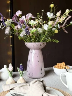 VIAMAJA Hyacintvase Milla XL - Rosa Best