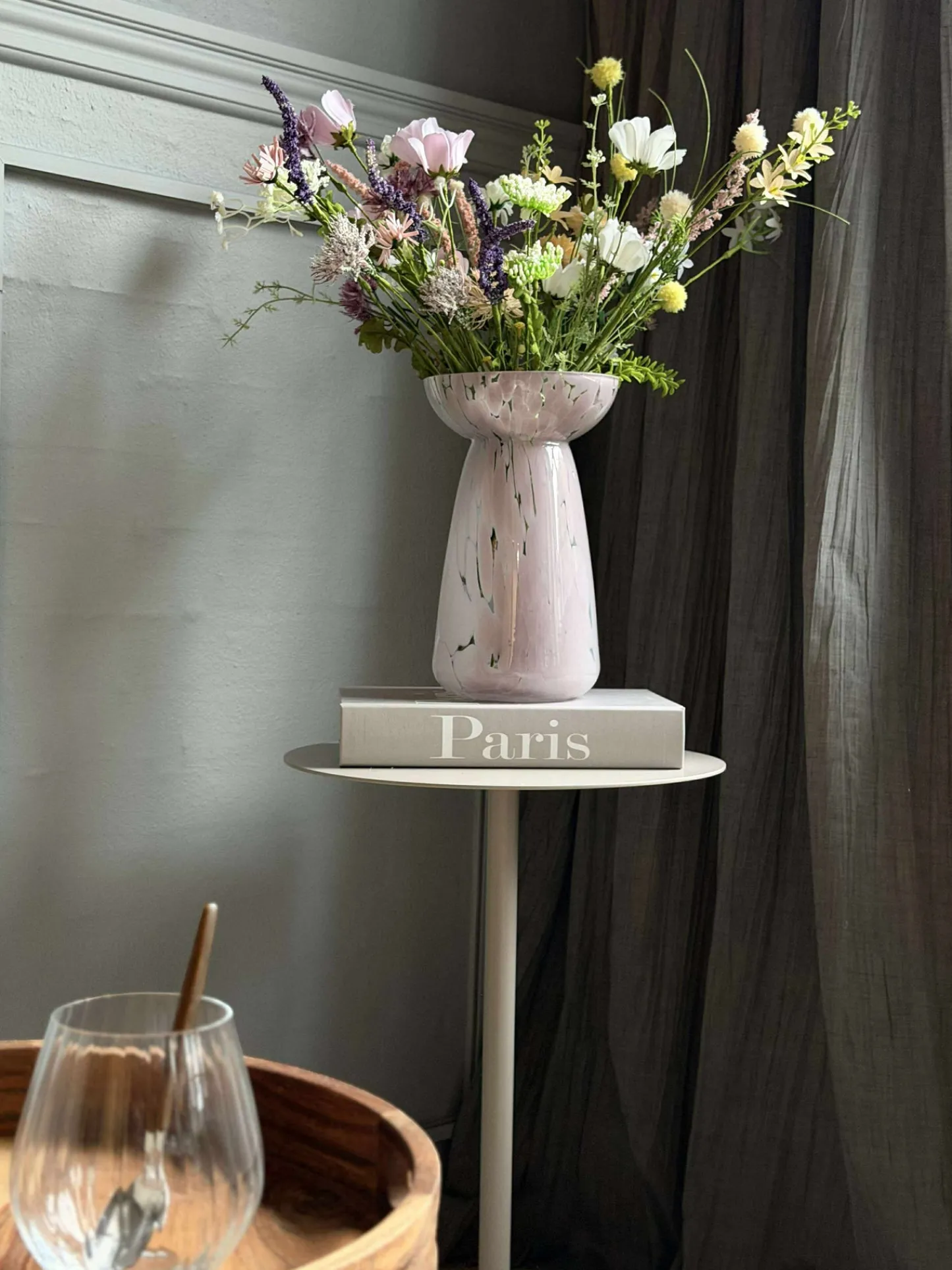 VIAMAJA Hyacintvase Milla XL - Rosa Best