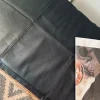 VIAMAJA Hynde i læder 120 cm – Sort bøffellæder Clearance