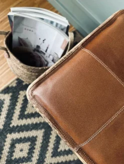 VIAMAJA Hynde i læder 120cm - Cognac bøffellæder Outlet