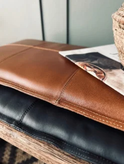 VIAMAJA Hynde i læder 120cm - Cognac bøffellæder Outlet