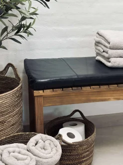 VIAMAJA Hynde i læder Tokyo - 88 cm Sort Outlet