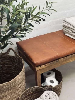 VIAMAJA Hynde i læder Tokyo - 88cm Cognac Clearance