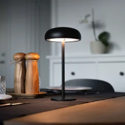 VIAMAJA Isolde LED touch bordlampe. Sort/Beige Hot