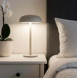 VIAMAJA Isolde LED touch bordlampe. Sort/Beige Hot