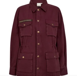 VIAMAJA Jakke cargo - Burgundy Hot