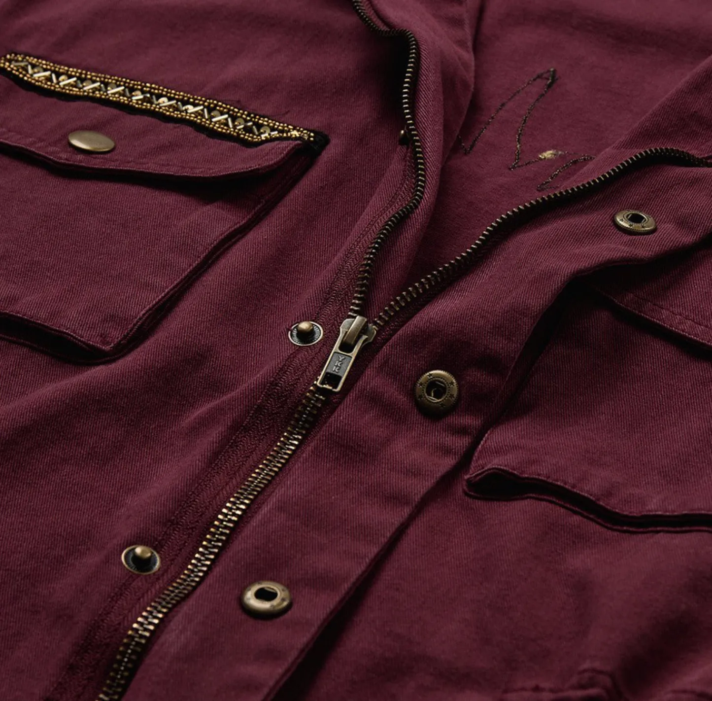 VIAMAJA Jakke cargo - Burgundy Hot