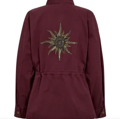 VIAMAJA Jakke cargo - Burgundy Hot
