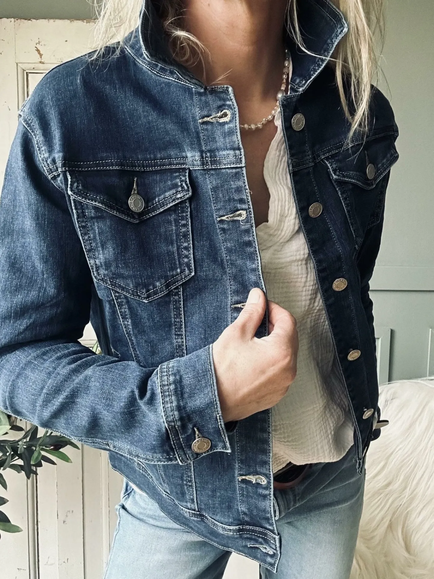 VIAMAJA Jakke Denim dark Clearance