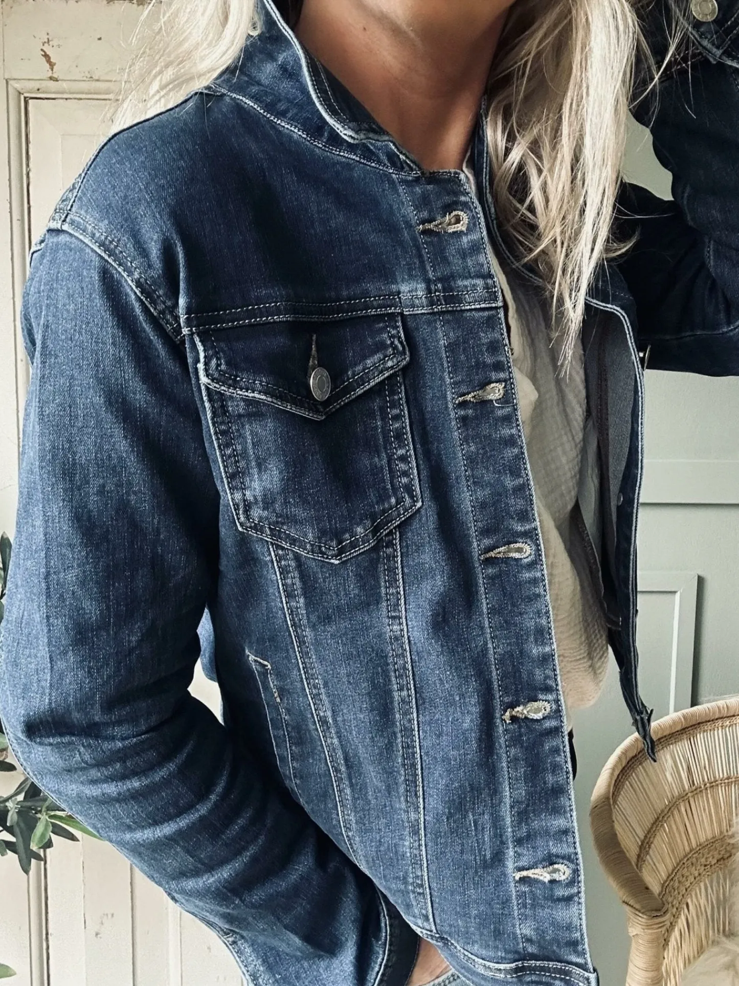 VIAMAJA Jakke Denim dark Clearance