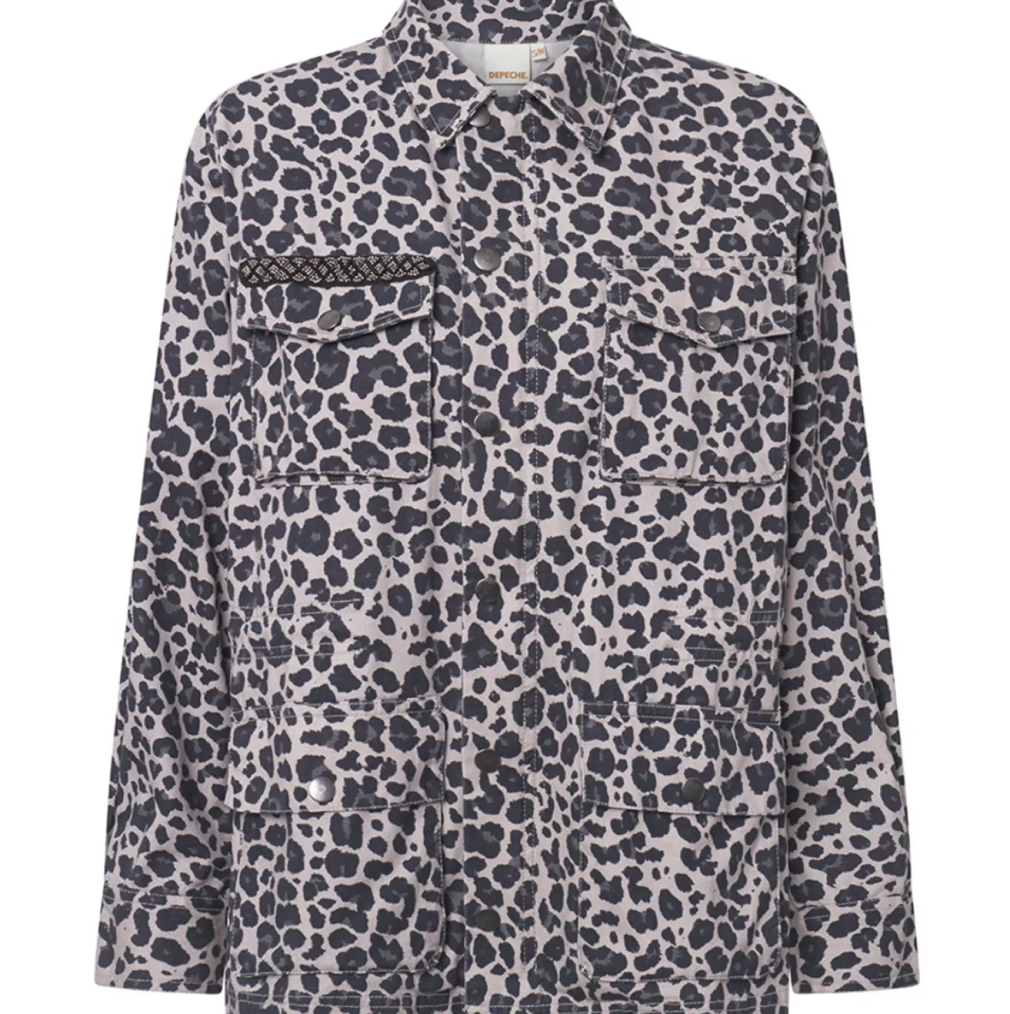 VIAMAJA Jakke Leopard Grey Sale