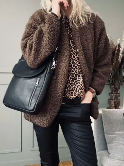 VIAMAJA Jakke Lucile Brown teddy Hot