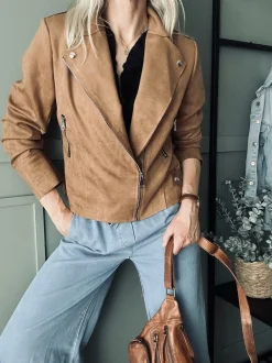 VIAMAJA Jakke Lys Camel New