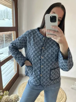 VIAMAJA Jakke Quilt - Avril navy New