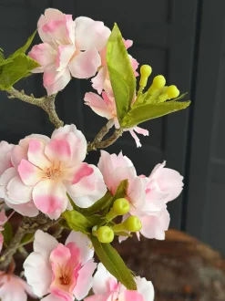 VIAMAJA Japansk Kirsebærgren med lys - Rosa Outlet