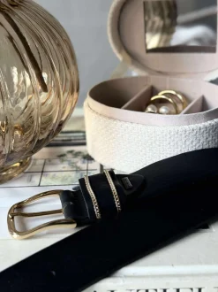 VIAMAJA Jeans bælte - Black / gold Online