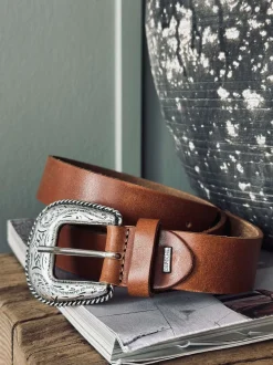 VIAMAJA Jeans bælte - Cognac Clearance