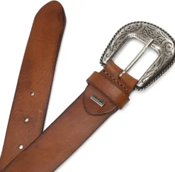 VIAMAJA Jeans bælte - Cognac Clearance