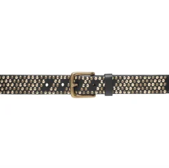 VIAMAJA Jeans bælte med nitter - Black / gold Outlet