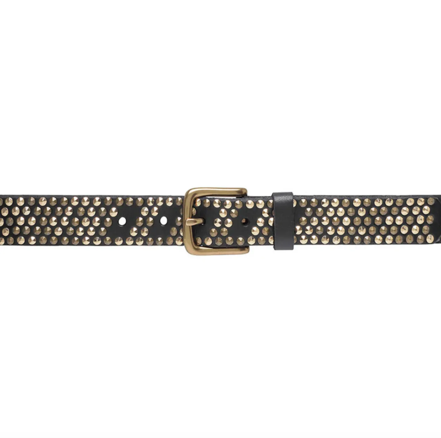 VIAMAJA Jeans bælte med nitter - Black / gold Outlet
