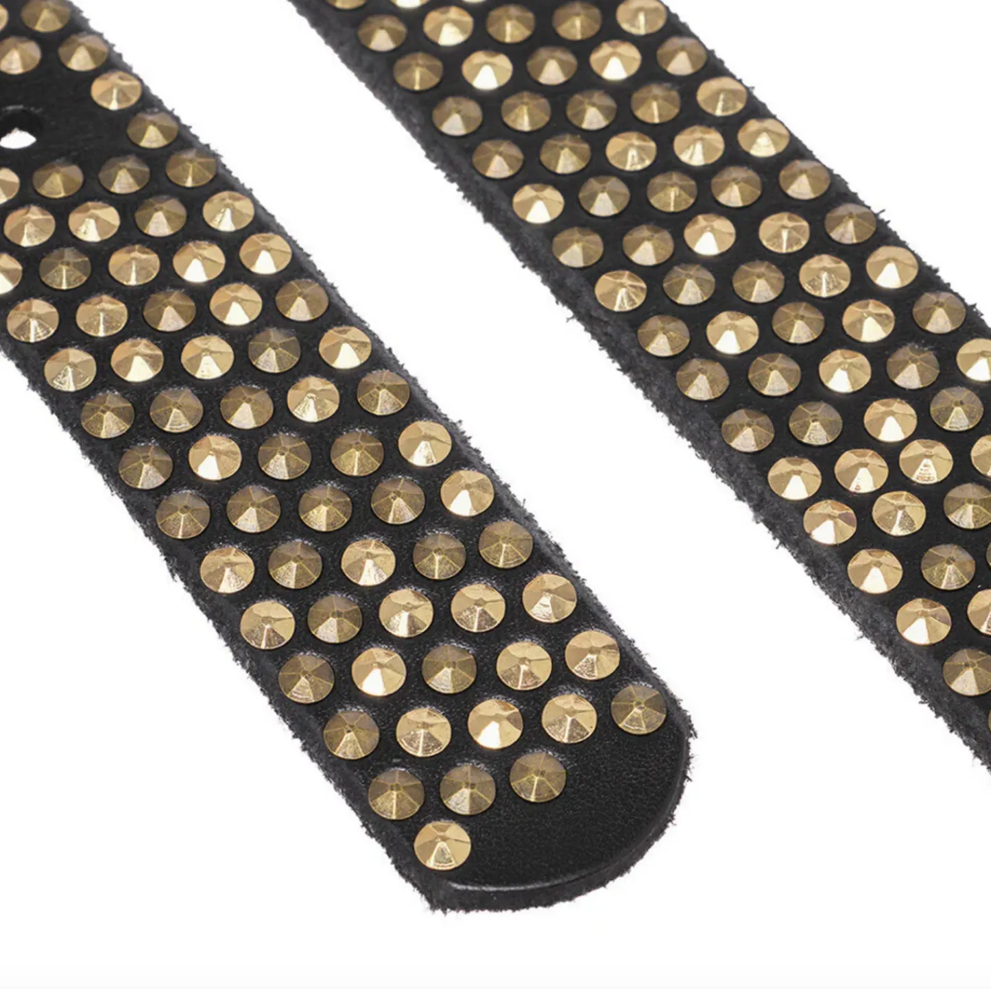 VIAMAJA Jeans bælte med nitter - Black / gold Outlet
