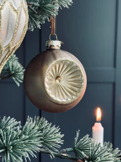 VIAMAJA Julekugler i glas GOLD - Pakke med 3 stk Discount