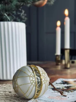 VIAMAJA Julekugler i glas GOLD - Pakke med 3 stk Discount