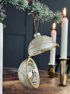 VIAMAJA Julekugler i glas GOLD - Pakke med 3 stk Discount