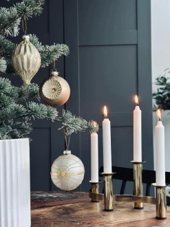 VIAMAJA Julekugler i glas GOLD - Pakke med 3 stk Discount
