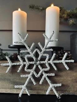 VIAMAJA Juleophæng 21cm Snefnug white mix Clearance