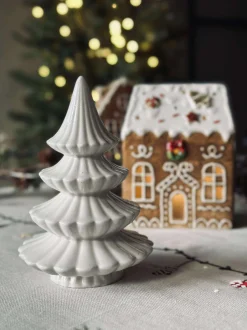 VIAMAJA Juletræ - Hvid porcelæn Online