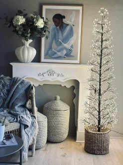 VIAMAJA Juletræ med 1600 led lys - Black Clearance
