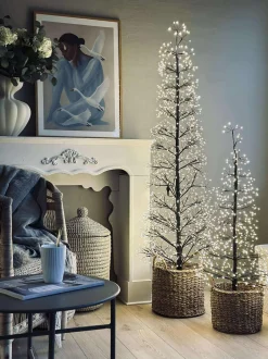 VIAMAJA Juletræ med 1600 led lys - Black Clearance