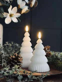 VIAMAJA Juletræ med led lys - Sæt med 2 stk. Hvid Online