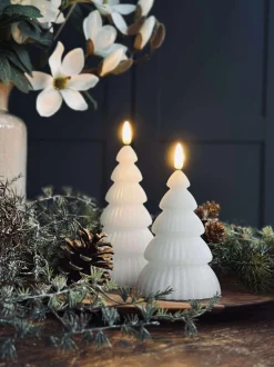 VIAMAJA Juletræ med led lys - Sæt med 2 stk. Hvid Online
