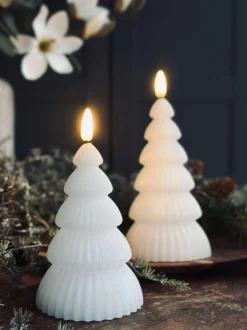 VIAMAJA Juletræ med led lys - Sæt med 2 stk. Hvid Online