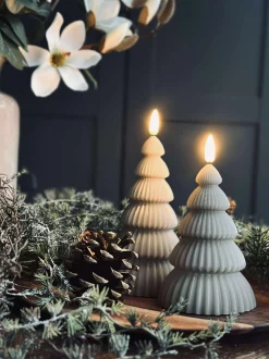 VIAMAJA Juletræ med led lys - Sæt med 2 stk. Sand