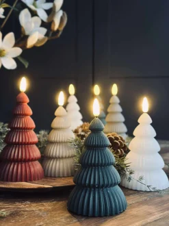 VIAMAJA Juletræ med led lys - Sæt med 2 stk. Sand