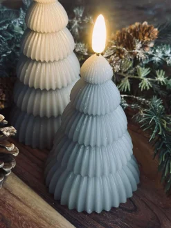 VIAMAJA Juletræ med led lys - Sæt med 2 stk. Sand