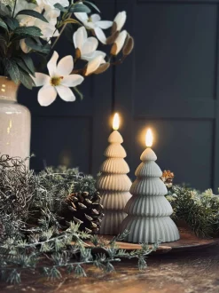 VIAMAJA Juletræ med led lys - Sæt med 2 stk. Sand