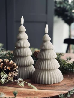 VIAMAJA Juletræ med led lys - Sæt med 2 stk. Sand