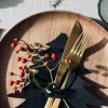 VIAMAJA Juletræ til borddækning - Sort 4 stk Clearance