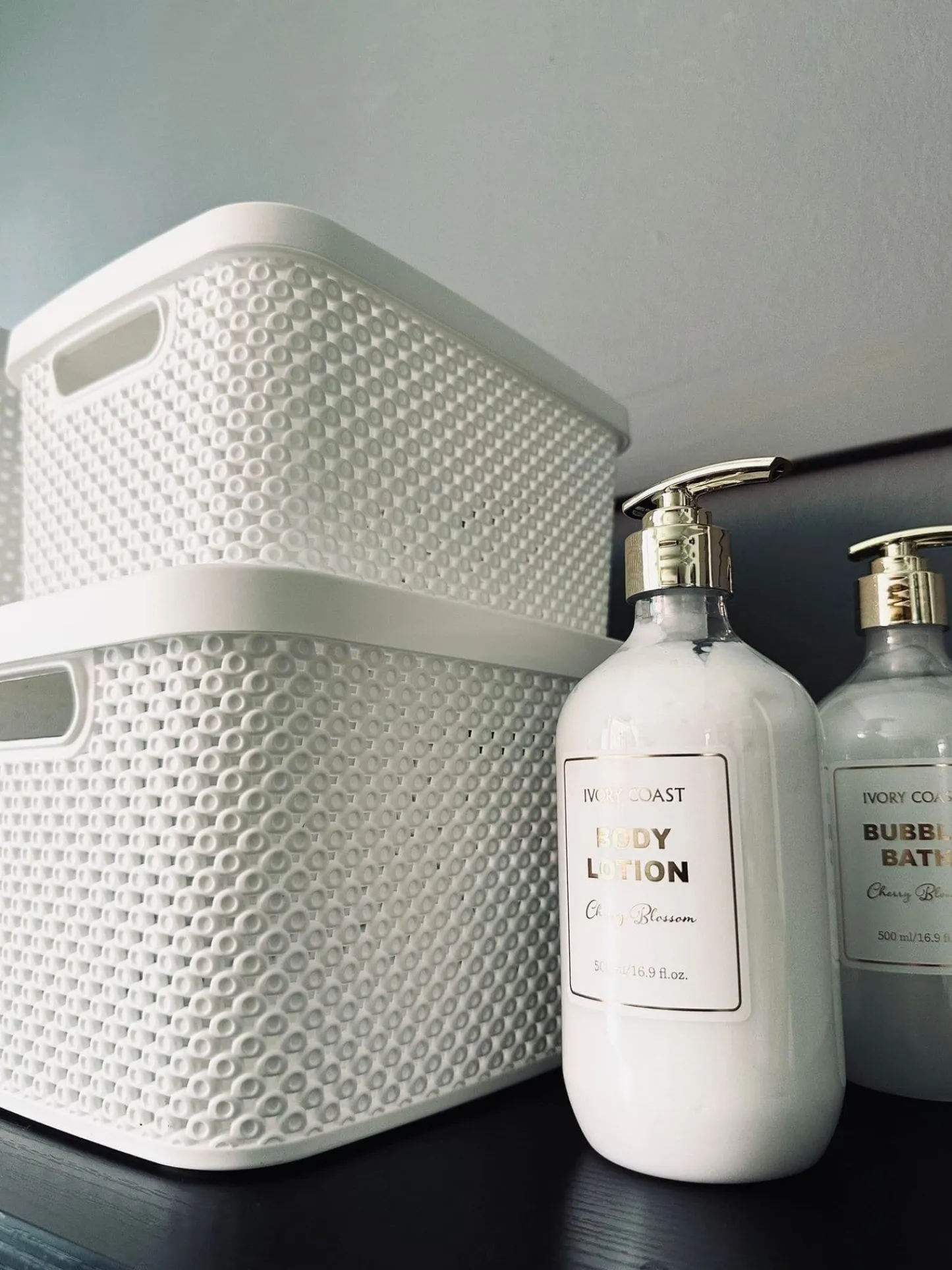 VIAMAJA Kasse med låg - Medium VILA WHITE Clearance