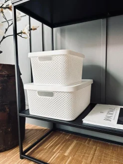 VIAMAJA Kasse med låg - Small VILA WHITE Clearance