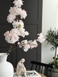VIAMAJA Kirsebærgren med lys - Rosa / hvid New
