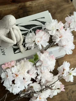 VIAMAJA Kirsebærgren med lys - Rosa / hvid New
