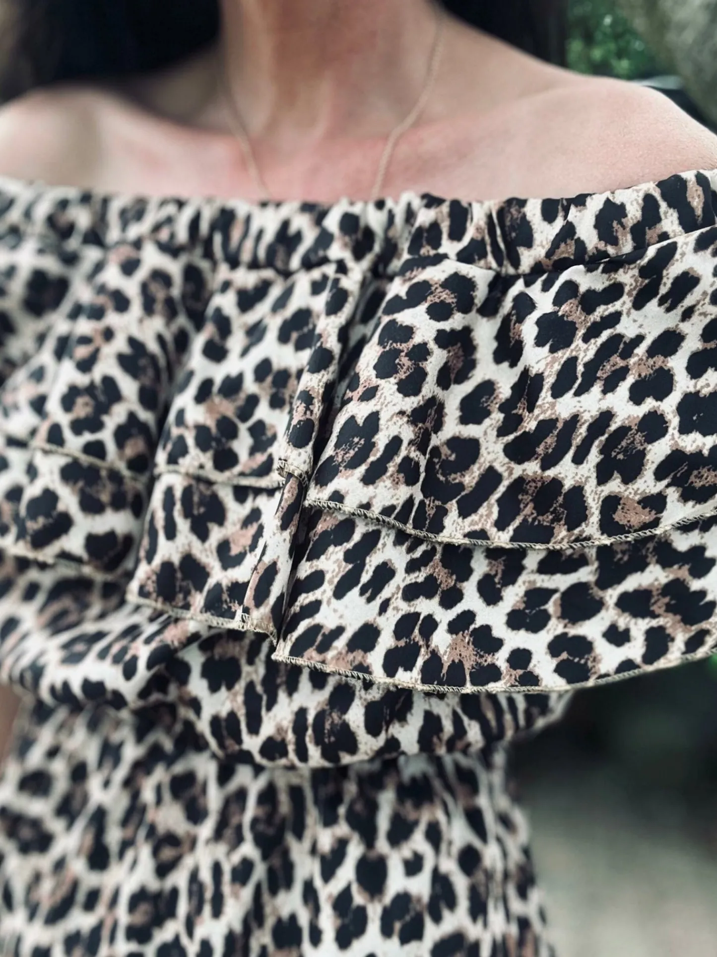 VIAMAJA Kjole LANA off shoulder Leo Online