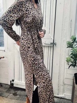 VIAMAJA Kjole Lina Leopard Hot