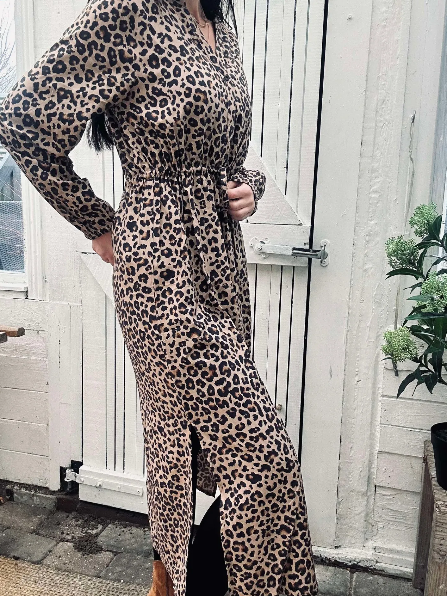 VIAMAJA Kjole Lina Leopard Hot