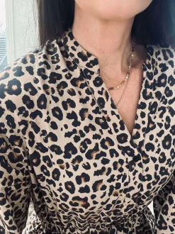 VIAMAJA Kjole Lina Leopard Hot